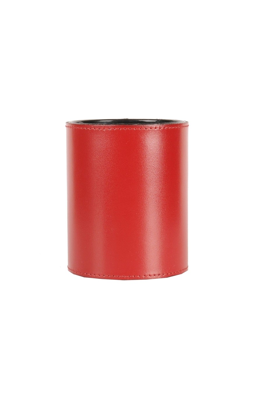 New Frandi Pot A Crayon En Cuir-Rouge