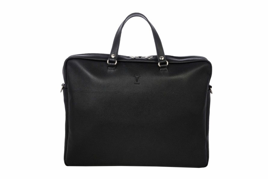 New Frandi Cartable Cuir -Noir