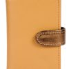 Best Frandi Porte Carte Cuir Bicolore-Camel/Cuir