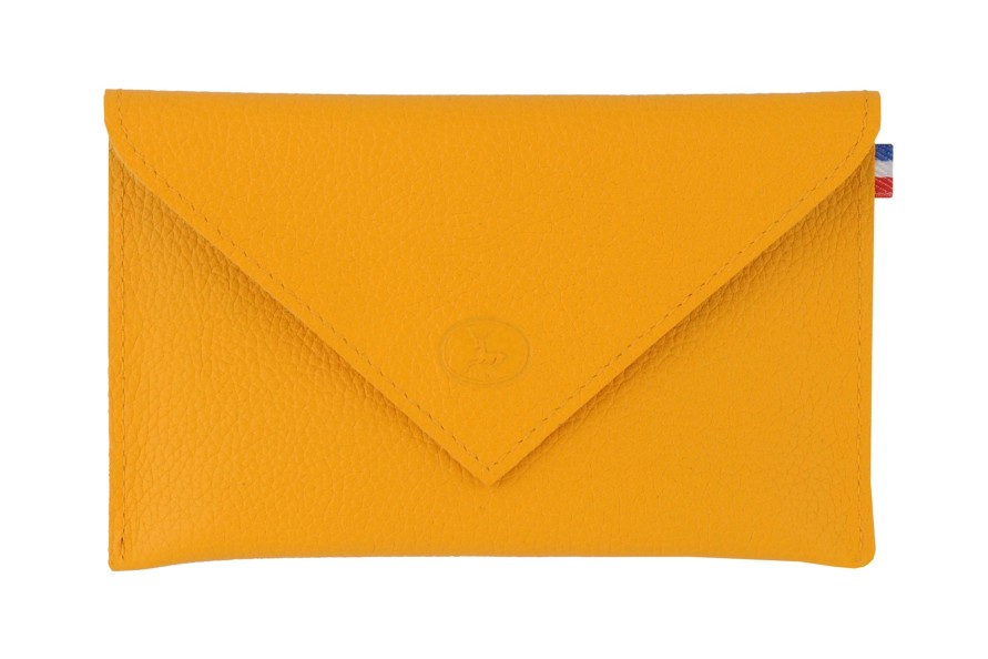 Clearance Frandi Porte Papier Cuir -Jaune