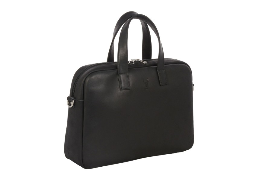 Clearance Frandi Sac Business Homme-Noir