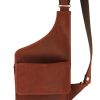 Wholesale Frandi Sac Holster En Cuir Marron-Cognac