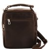 New Frandi Sacoche Cuir Homme Avec Poignee-Marron