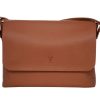 Best Frandi Sac En Cuir Graine A4 Cognac