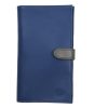 Online Frandi Porte Chequier Cuir -Bleu/Gris