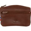 Online Frandi Porte Monnaie Fermeture Zippee-Cognac