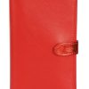 Best Frandi Porte Chequier Cuir Bicolore-Rouge/Rouge Metal