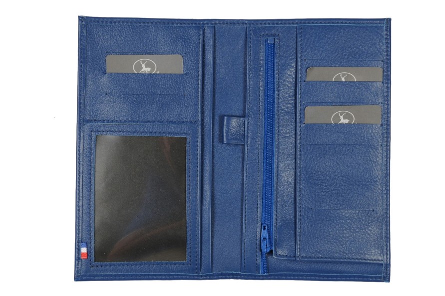 New Frandi Porte Chequier -Bleu