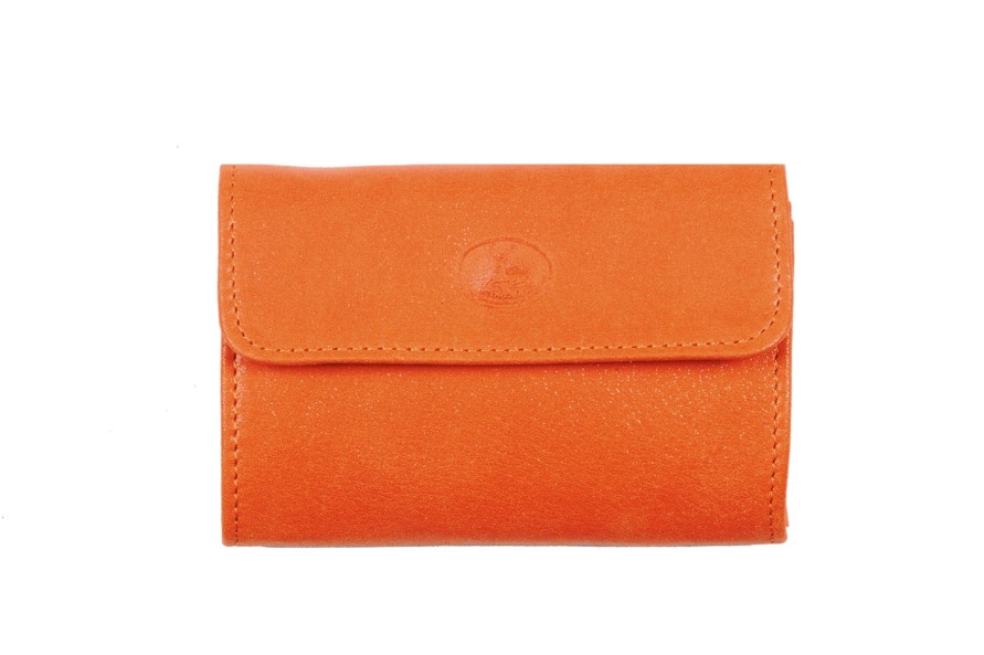 Online Frandi Petit Porte Monnaie En Cuir-Orange