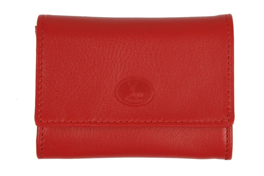 Best Frandi Porte Monnaie Femme En Cuir -Rouge