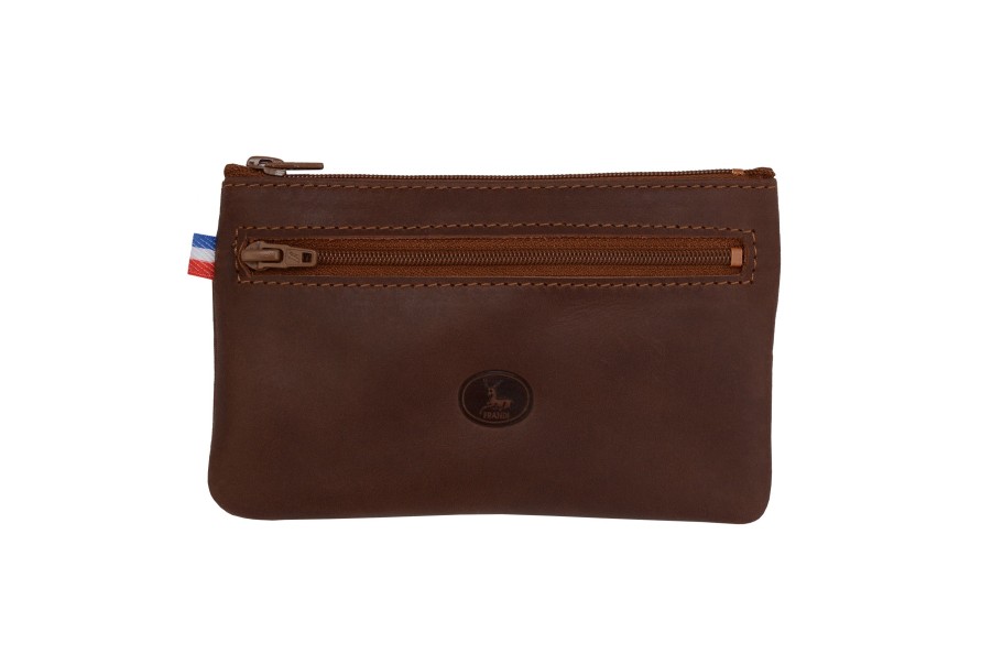 New Frandi Porte Monnaie 15 Cm-Cognac