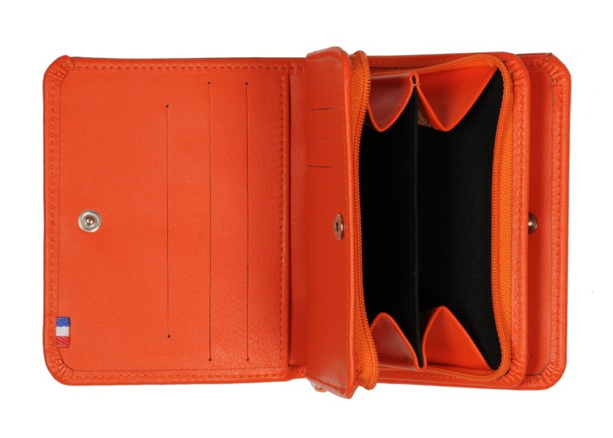 Online Frandi Porte Monnaie Femme -Orange